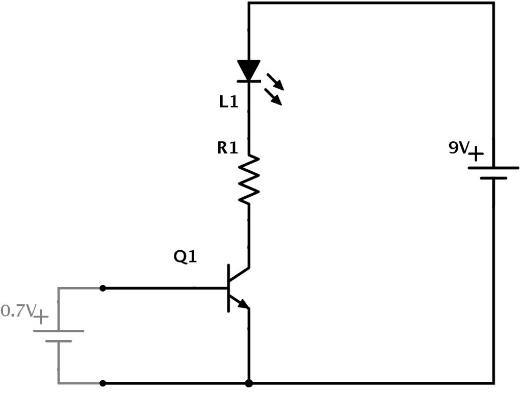 How a transistor works in a circuit