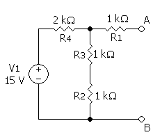 Thevenin theorem step 1