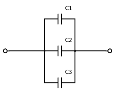 capacitors-in-parallel - Build Electronic Circuits