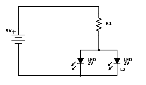 Kirchhoffs law of current example