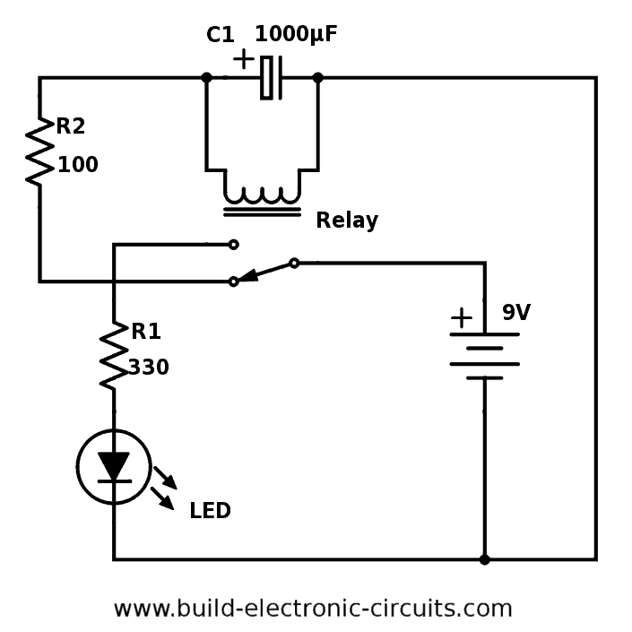 Blinking LED Circuit with Schematics and Explanation