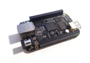 BeagleBone Black on white background