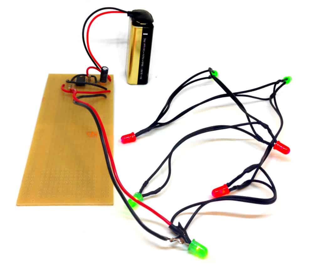 blinking christmas lights circuit