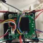 Loose wire from motor