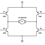 A simple H-bridge with BJT transistors