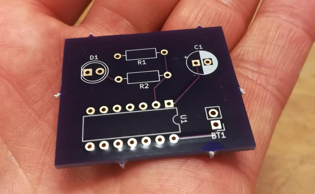 Kicad tutorial PCB example from OSH Park