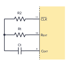 How to set up the built-in oscillator of the CD4060