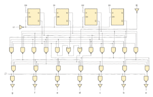 CD4511 - A BCD to 7-Segment Display Driver Chip