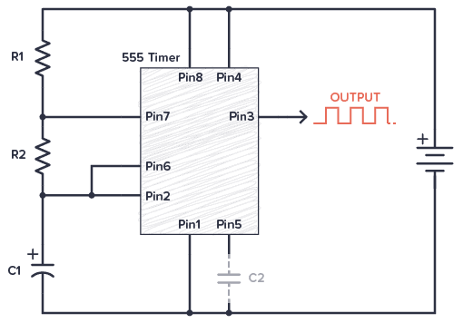 555 Timer Tutorial And Circuits Laptrinhx