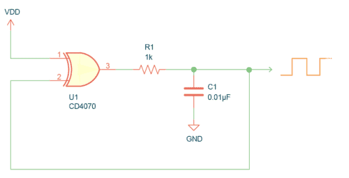 CD4070 - An IC with Four XOR Gates