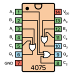 CD4075 Pinout