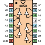 CD4050 Pinout