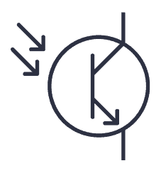 Phototransistor symbol