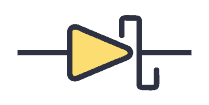 Schottky diode symbol