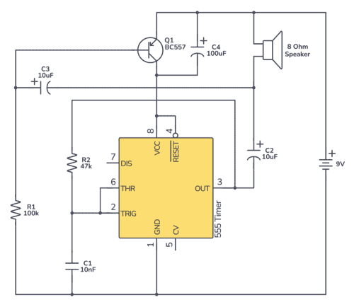 555 Timer Machine Gun Sound Effect